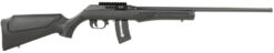 Rossi RS22W2111-TH RS22  Semi-Auto 22 WMR 10+1 21" Threaded Barrel, Black, Fixed Synthetic Stock