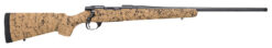 Howa HHS43334 M1500 HS Precision 300 Win Mag 3+1 24" Blued Threaded Barrel/Rec, Tan with Black Webbed HS Precision Stock