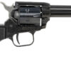 Heritage Mfg RR22B4PG Rough Rider  22 LR 6 Shot, 4.75" Black Steel Barrel, Black Cerakote Zinc Alloy Frame, Black Cerakote Cylinder, Black Polymer Grip, Hammer/Thumb Safety, Exposed Hammer