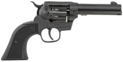 Diamondback DB051CA001 Sidekick  22 LR 9 Shot, 4.50" Black Cerakote Steel Barrel, Black Cerakote Zinc Alloy Frame, Black Cerakote Cylinder, Black Checkered Nylon Grip, Hammer Safety, Exposed Hammer