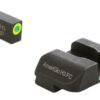 AmeriGlo GL301 i-Dot Sight  Set for Glock  Green Tritium LumiGreen Outline Front Sight-Green Tritium Rear Sight