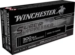 WINCHESTER SUPER SUPPRESSED 300BLK 200G SUBSONIC 20RD BX 200RD CASE