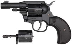 Diamondback DB0600A001 Sidekick  22 LR/22 Mag 9 Shot 3" Black Cerakote Steel Barrel & Cylinder, Zinc Alloy Frame, Black Birdshead Polymer Grip, Hammer Safety, Exposed Hammer