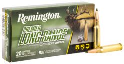Remington Ammunition R21345 Premier Long Range 308Win 172gr Speer Impact 20 Per Box/10 Case