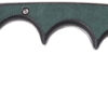 CRKT 2396 Minimalist  2.15" Fixed Spear Point Plain Stonewashed 8Cr13MoV SS Blade/Green Polished Resin Infused Fiber Handle