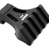 Warne A645TW Side Mount Adapter  Picatinny Rail Mount Black Aluminum