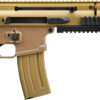 FN 38101241 SCAR 15P 5.56x45mm 30+1 7.50" Chrome Lined Steel Barrel, Flat Dark Earth Anodized Aluminum Picatinny Rail Receiver, FDE Polymer Grip, Ambidextrous