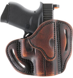 1791 Gunleather ORBHCVTGR BHC Optic Ready OWB Compact Vintage Leather Belt Slide Compatible w/Glock 43/Sig P365 Right Hand