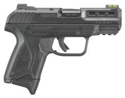 Ruger 3839 Security-380  380 ACP 10+1/15+1 3.42" Black Oxide Barrel, Black Serrated Steel Slide, Black Polymer Frame w/Accessory Rail, Black Polymer Grips