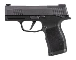 Sig Sauer 365X9BXR3PMS P365X  Micro-Compact 9mm Luger 12+1, 3.10" Black Steel Barrel, Black Nitron Optic Ready/Serrated Stainless Steel Slide, Black Stainless Steel Frame w/Beavertail & Picatinny Rail