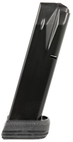 Mec-Gar MGPB9220DPS Beretta 20rd Extended 9mm Luger, Fits Beretta 92FS/M9/92G/92X Black Carbon Steel