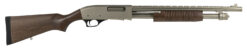 Tokarev USA 21000409 TX3  12 Gauge 18.50" 3" 5+1, Nickel Metal Finish, Turkish Walnut Stock, Fiber Optic & Ghost Ring Sight (Accepts Mossberg 590 Furniture)