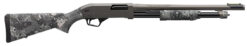 Winchester Repeating Arms 512450395 SXP Hybrid Defender 12 Gauge 3" Chamber 5+1 (2.75") 18", Gray Barrel/Rec, TrueTimber Midnight Synthetic Furniture, Fiber Optic Front