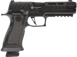 Sig Sauer P320V004 P320  9mm Luger 21+1 4.60" Black Steel Threaded Barrel, Black Cerakote Optic Cut/Serrated Slide, Black Laser Engraved XSeries Grips