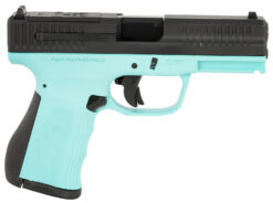 FMK FMKG49BJ G3  9mm Luger 14+1 4" Stainless Steel Barrel, Black Optic Cut/Serrated Carbon Steel Slide, Blue Jay Polymer Frame w/Picatinny Rail, Black Backstrap Grip