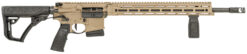Daniel Defense 0212811090055 DDM4 V7 Pro *CA Compliant 5.56x45mm NATO 18" 10+1, FDE Rec, Black OEM Overmolded Stock & Grip, Geissele Trigger