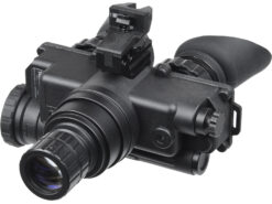 AGM Global Vision 12W7P122153211 Wolf-7 PRO NL1 Night Vision Goggles Black 1x 27mm, Generation 2+ Level 1, 45-54 lp/mm Resolution, Green Filter