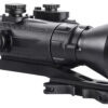AGM Global Vision 15WP4423483111 Wolverine Pro-4 3AL1 Night Vision Rifle Scope Matte Black 4x70mm Gen 3 Auto-Gated Level 1 Illuminated Red Chevron w/Ballistic Drop Reticle