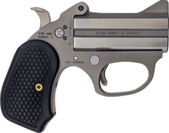 Bond Arms BAHB Honey B Stinger RS 9mm Luger 2rd Shot 3" Matte Stainless Steel Frame Black Extended B6 Resin Grips Right Hand