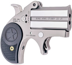 Bond Arms BASTB Stubby Stinger RS 22 LR 2rd Shot 2.20" Steel Frame Black Textured Polymer Grips Right Hand
