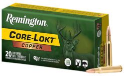 Remington Ammunition R27853 Core-Lokt Copper 30-06Springfield 150gr Copper Hollow Point 20 Per Box/10 Case
