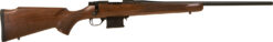Howa HWH6ARC M1500 Mini Hunter 6mm ARC 5+1 22" Black Threaded Barrel, Black Drilled & Tapped Steel Receiver, Walnut Fixed Stock, Right Hand