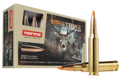 Norma Ammunition 20170362 Dedicated Hunting Tipstrike 7mm-08Rem 160gr Polymer Tip 20 Per Box/10 Case