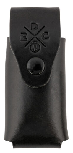 1791 Gunleather HDESSLSBLKA EDC Heavy Duty Easy Slide OWB Black Leather Belt Slide Ambidextrous