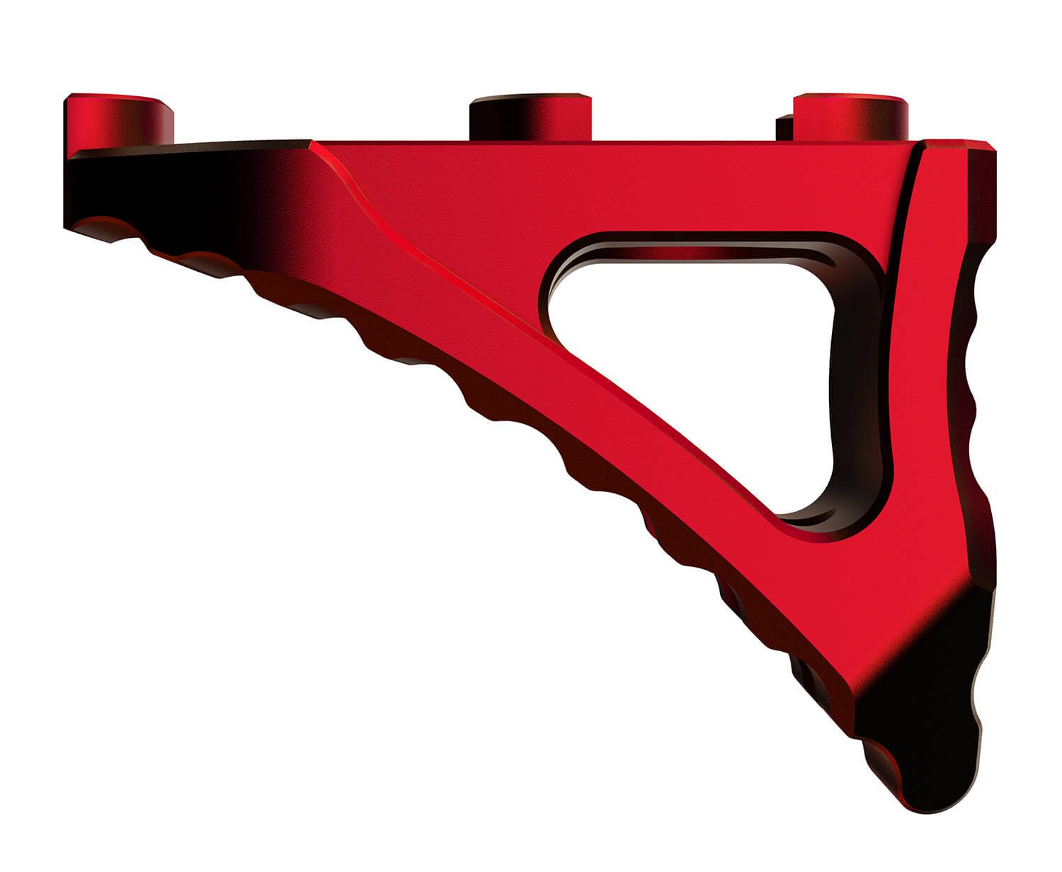 Rise Armament RA030RR Micro Hand Stop Skeletonized RISE Red Aluminum for M-LOK Handgaurd
