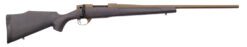 Weatherby VWB222RR4T Vanguard Weatherguard 22-250 Rem 5+1 24" Threaded, Burnt Bronze Barrel/Rec, Black with Bronze Webbing Monte Carlo Stock