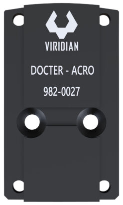 Viridian 9820027 RFX45 Docter Mounting Adapter  Black Anodized