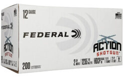Federal AS12H75 Action Shotgun  12Gauge 2.75" 1 1/8oz 7.5Shot 200 Per Box/1 Case