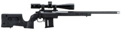 Mdt Sporting Goods Inc 104690BLK XRS Chassis Black Aluminum Core with Polymer Panels, Adj. Cheekrest, M-LOK Forend, Interchangeable Grips, AICS Mag Compatible, Fits Short Action Howa 1500