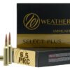 Weatherby F65PRC130SCO Select Plus  6.5PRC 130gr Swift Scirocco 20 Per Box/10 Case