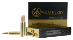 Weatherby M28NS163HCB Select Plus  28Nosler 163gr Hammer Custom 20 Per Box/10 Case