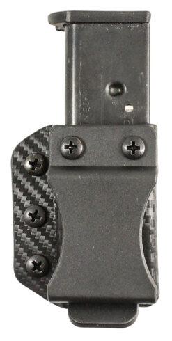 DeSantis Gunhide A100KJYYZ Persuader Mag Pouch  IWB/OWB Black Kydex Belt Clip Compatible w/ Glock 43 Ambidextrous