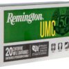 Remington Ammunition 23812 UMC  223Rem 50gr Jacketed Hollow Point 20 Per Box/10 Case
