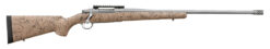 Ruger 57153 Hawkeye FTW Hunter Full Size 308 Win 4+1 24" Matte Stainless Steel Threaded Barrel, Picatinny Rail Stainless Steel Receiver, Speckled Tan/Black HS Precision Synthetic Stock