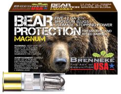 Brenneke SL122BPM Bear Protection  12Gauge 2.75" 1 3/8oz Slug Shot 5 Per Box/50 Case