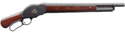 Chiappa Firearms 930377 1887 Rose Box Bootleg 12 Gauge 5+1 2.75" 18.50", Black Barrel/Engraved Rec, Oiled Walnut Furniture with Pistol Grip, Bead Sight