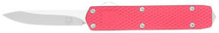 CobraTec Knives MNRDMGEN2DNS Mini Mamba Gen II 2.25" OTF Plain Stonewashed D2 Steel Blade, 3.38" Red Textured Anodized Aluminum Handle, Features Glass Breaker, Includes Pocket Clip