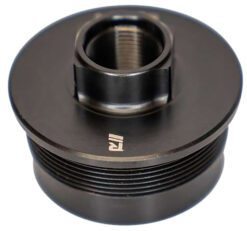 Rugged Suppressors DTM002 Universal Direct Thread Mount  1/2"-28 tpi, Black, Fits 1.375"-24 tpi Tube Threads