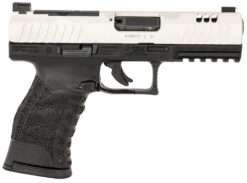 Walther Arms 5220306 WMP  Full Size Frame 22 WMR 15+1 4.50" Stainless Steel Barrel, Silver Serrated Aluminum Slide, Black Polymer Frame w/Picatinny Rail