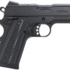 Girsan 391040 MC1911 SC Influencer Sub-Compact 9mm Luger 7+1 3.40" Blued Steel Barrel, Black Cerakote Optic Ready/Serrated Steel Slide & Frame w/Picatinny Rail & Beavertail, Gray Polymer Grip