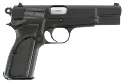 Inglis 12000000 L9A1  Full Size Frame 9mm Luger 15+1 4.70" Hard Chrome Plated Stainless Steel Barrel, Black Cerakote Steel Serrated Slide, Black Cerakote Steel Frame, Black Plastic Grip