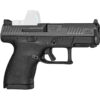 CZ-USA 91568 P-10 S  Sub-Compact Frame 9mm Luger 12+1 3.50" Black Steel Barrel, Black Nitride Optic Ready/Serrated Steel Slide, Black Polymer Frame w/Picatinny Rail