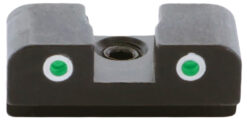 AmeriGlo XD191R Tritium Rear Sight for Springfield XD/Hellcat  Green Tritium White Outline Rear