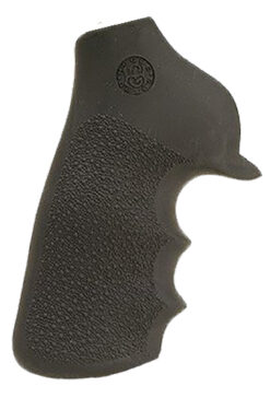 Hogue 80020 Tamer Grip Black Rubber with Finger Grooves for Ruger GP100, Super Redhawk
