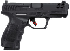 SAR USA SAR9CG3BL SAR9 C Gen3 Compact Frame 9mm Luger 15+1 4" Black Steel Barrel, Black Steel Optic Ready/Ported/Serrated Slide, Black Polymer Frame w/Picatinny Rail, Interchangeable Backstrap Grip