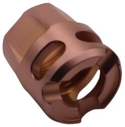 True Precision Inc TPYMICROC Micro Compensator Y-Type Copper 416R Stainless Steel 1/2"x28 Threads 9mm/380 ACP